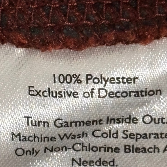 Eddie Bauer Men's Red Heathered Fleece Quarter Snap Pullover Shirt XL - Picture 11 of 11